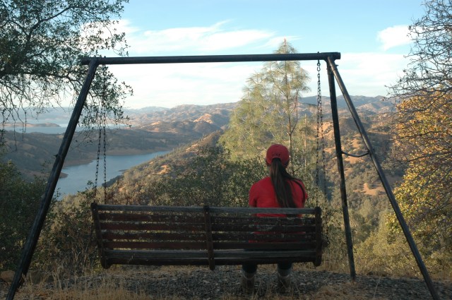 Looking out over Lake Berryessa
